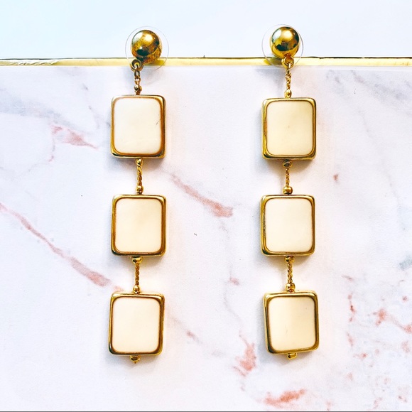 Jewelry - 3/$25⭐️CELINE LOLLI GOLD EARRINGS 3”